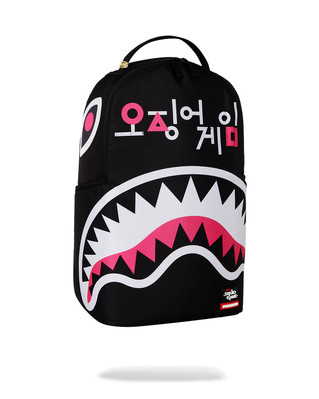 SPRAYGROUND SQUID GAME COLLAB LOGO LOCKUP BACKPACK