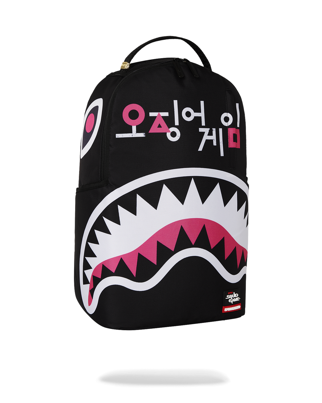 SPRAYGROUND SQUID GAME COLLAB LOGO LOCKUP BACKPACK