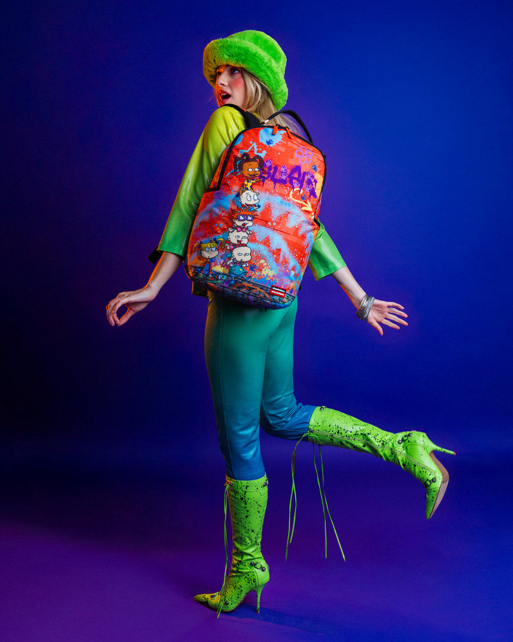 SPRAYGROUND RUGRATS PAINT SITUATION DLXR BACKPACK