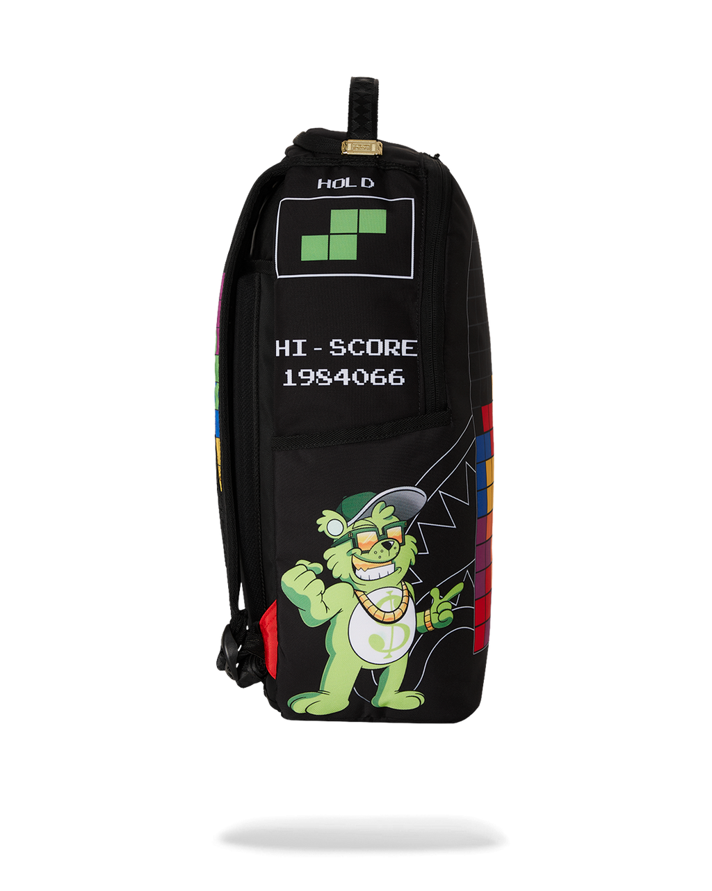 SPRAYGROUND TETRIS WITH DIABLO AND MONEY BEAR BACKPACK