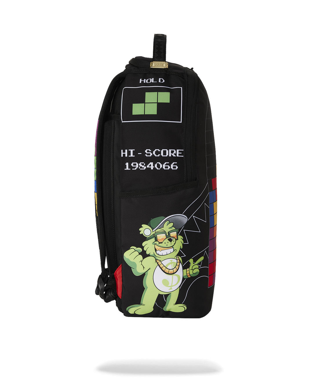SPRAYGROUND TETRIS WITH DIABLO AND MONEY BEAR BACKPACK