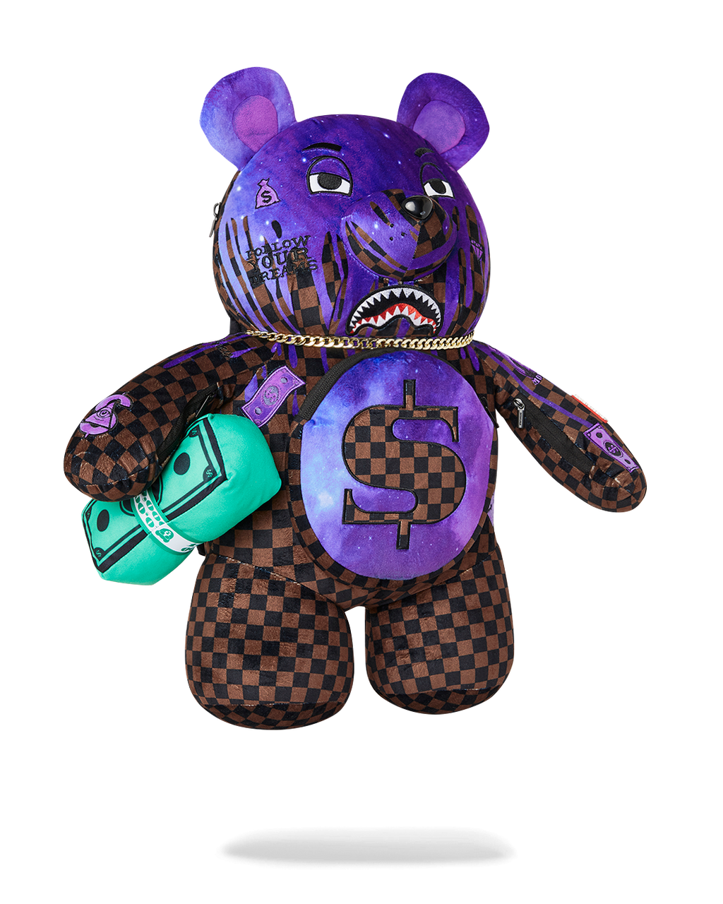 SPRAYGROUND CHAMPION OF THE GALAXY MONEYBEAR BACKPACK