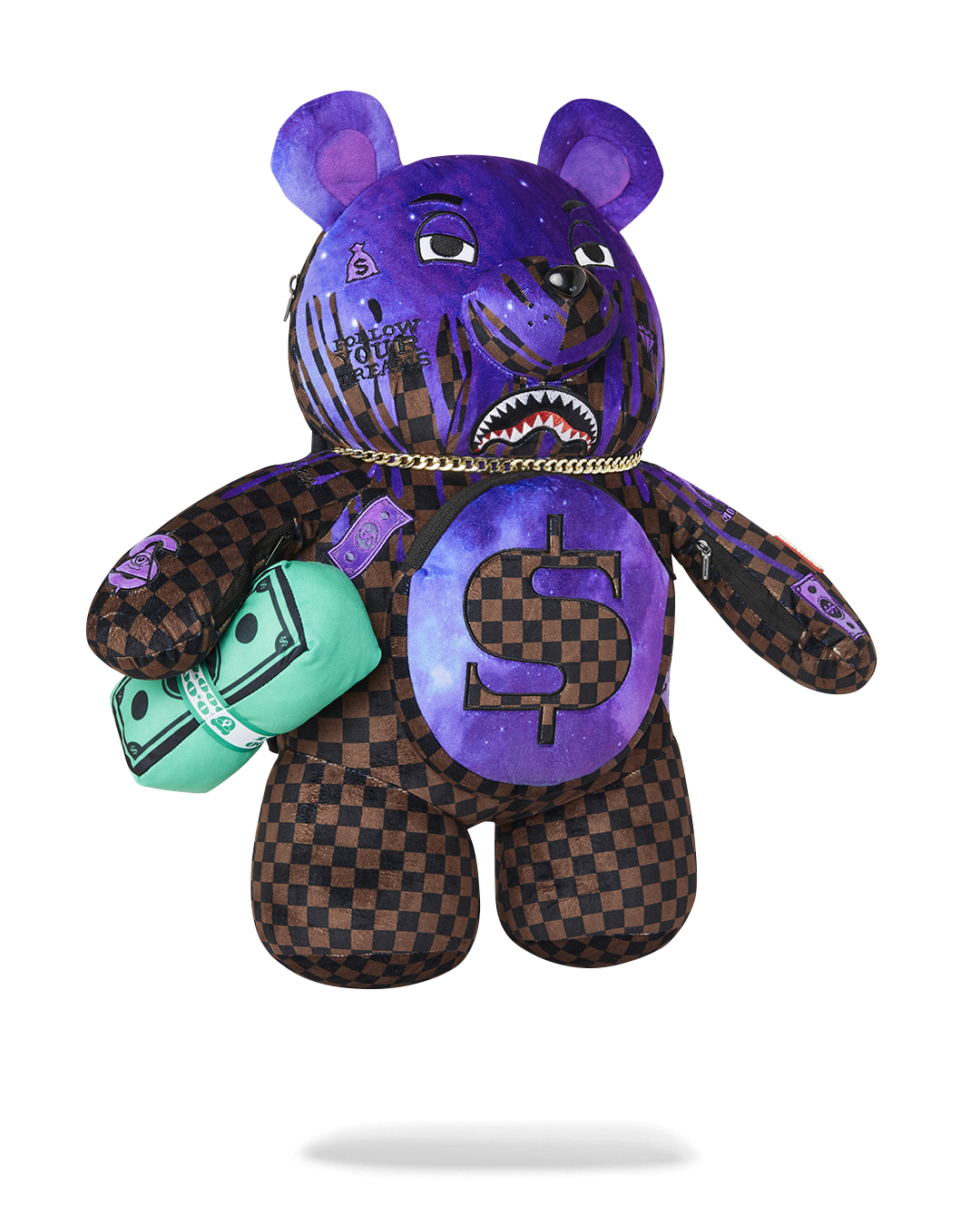 SPRAYGROUND CHAMPION OF THE GALAXY MONEYBEAR BACKPACK