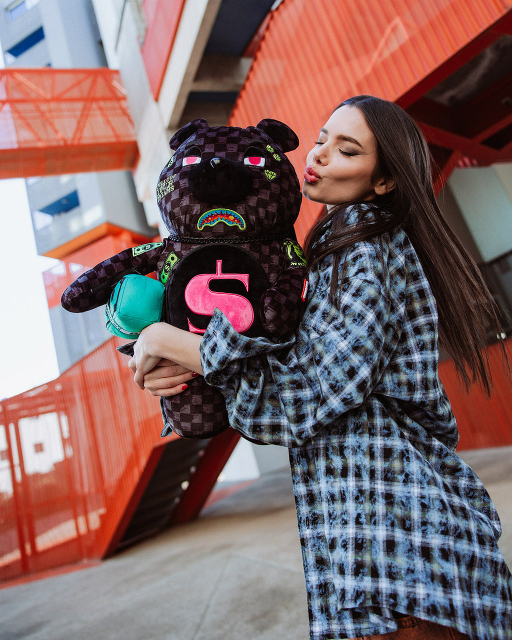 SPRAYGROUND SLIME TAKEOVER MONEYBEAR BACKPACK