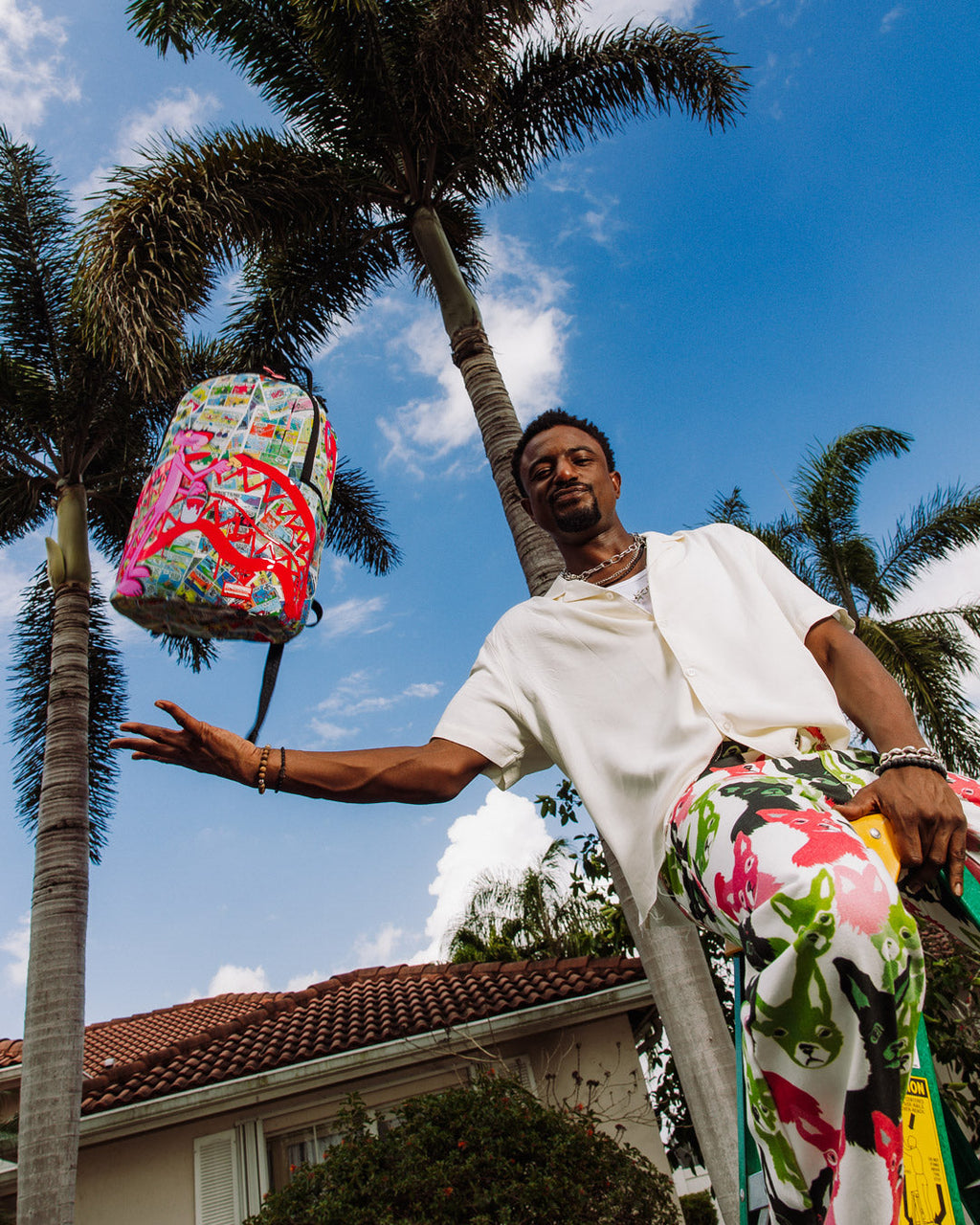 SPRAYGROUND PINK PANTHER THE GALLERY DLXR BACKPACK