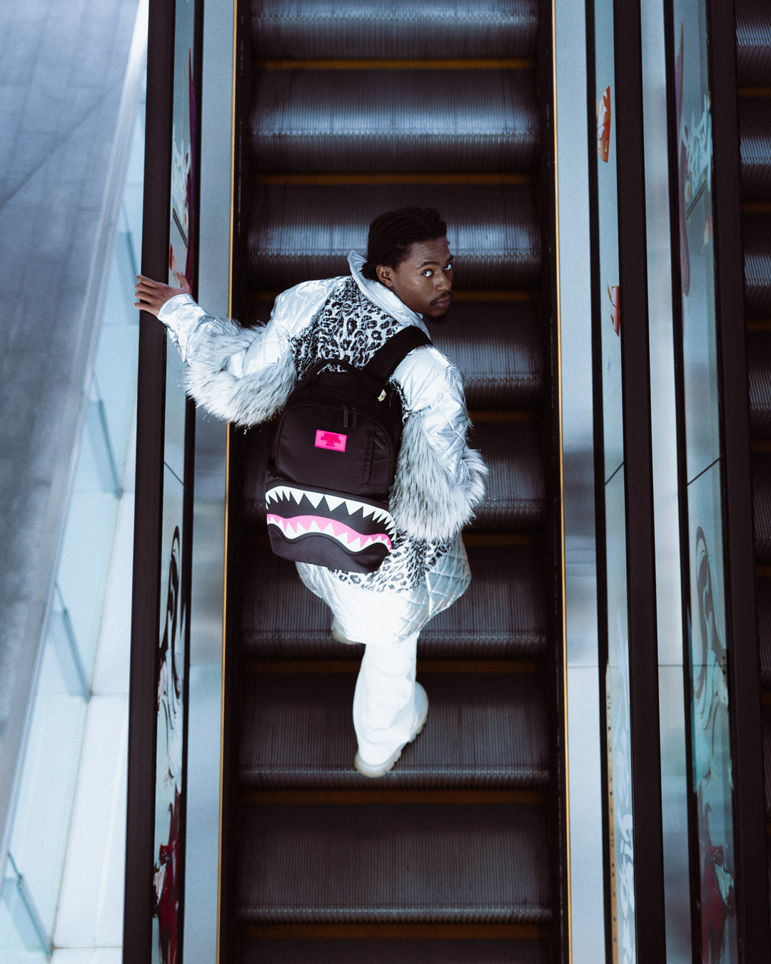 SPRAYGROUND SHARK CENTRAL 2.0 NEON VENOM BACKPACK