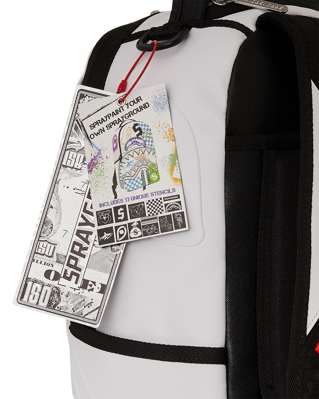 SPRAYGROUND GRAFFITI ARTIST - DESIGN YOUR OWN BACKPACK - 9 STENCILS INCLUDED