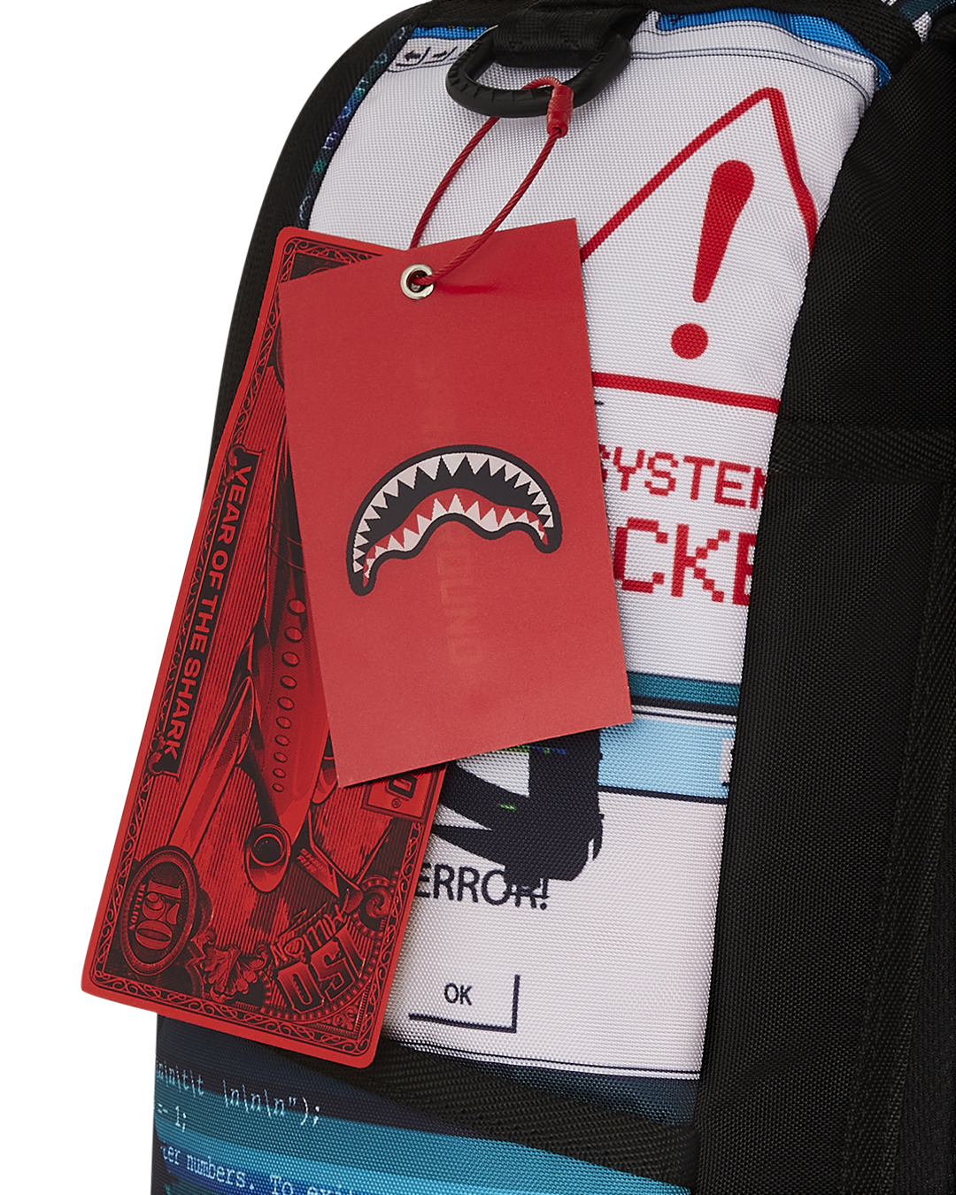 SPRAYGROUND HACKED & STACKED BUT I STILL GOT YOUR BACK DLXR BACKPACK