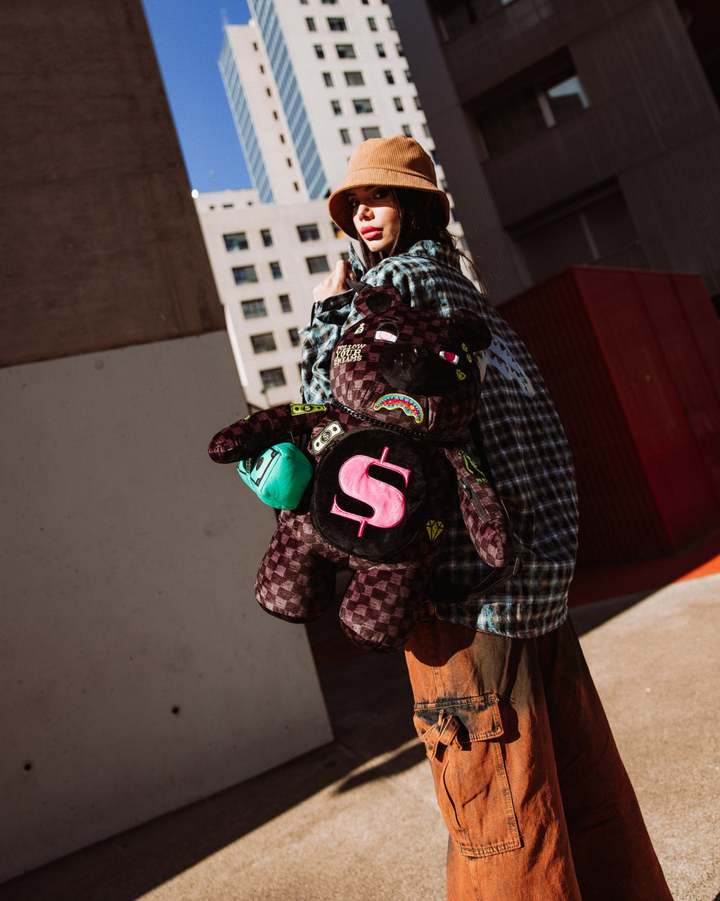 SPRAYGROUND SLIME TAKEOVER MONEYBEAR BACKPACK