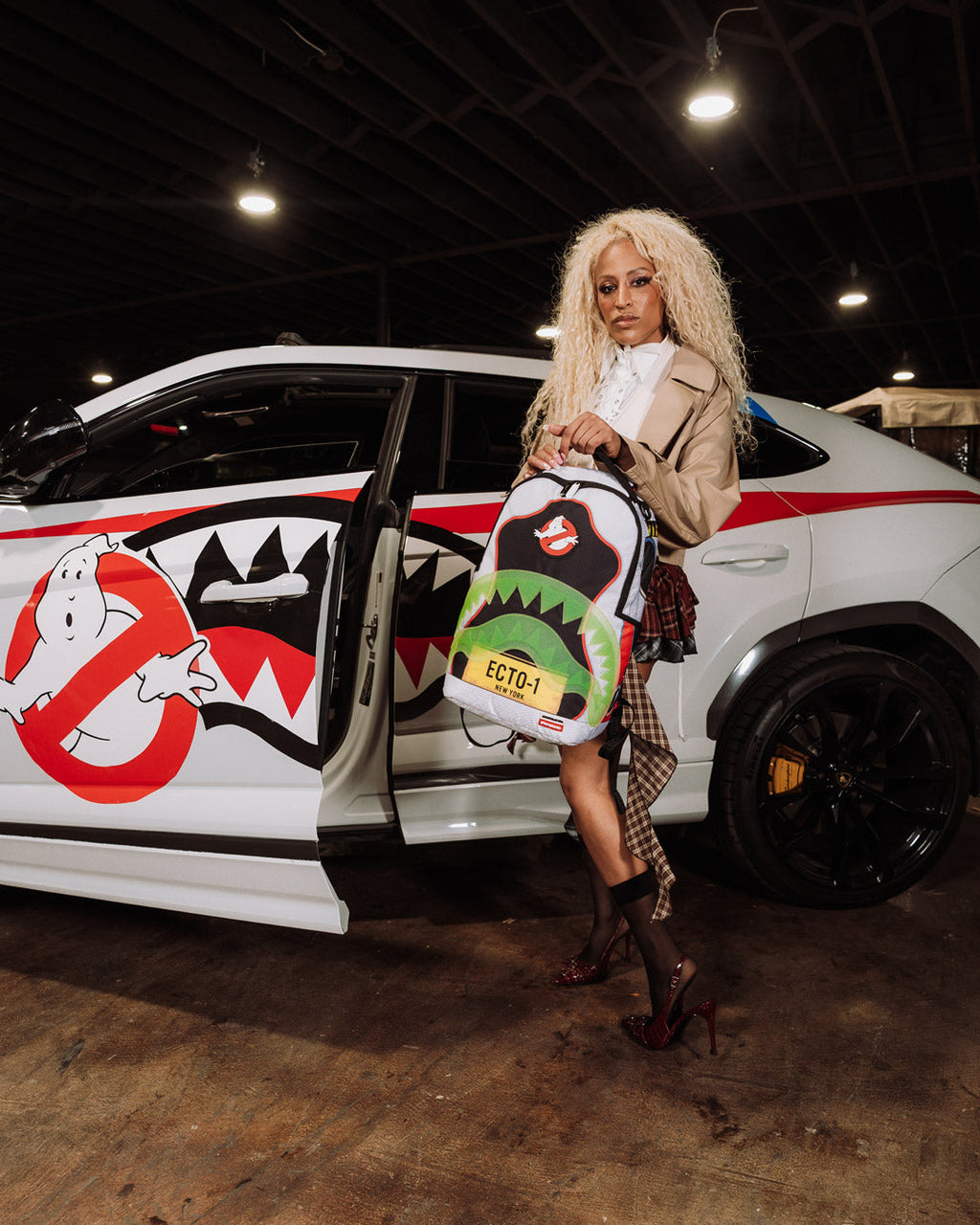 SPRAYGROUND GHOSTBUSTERS ECTO-SHARK BACKPACK