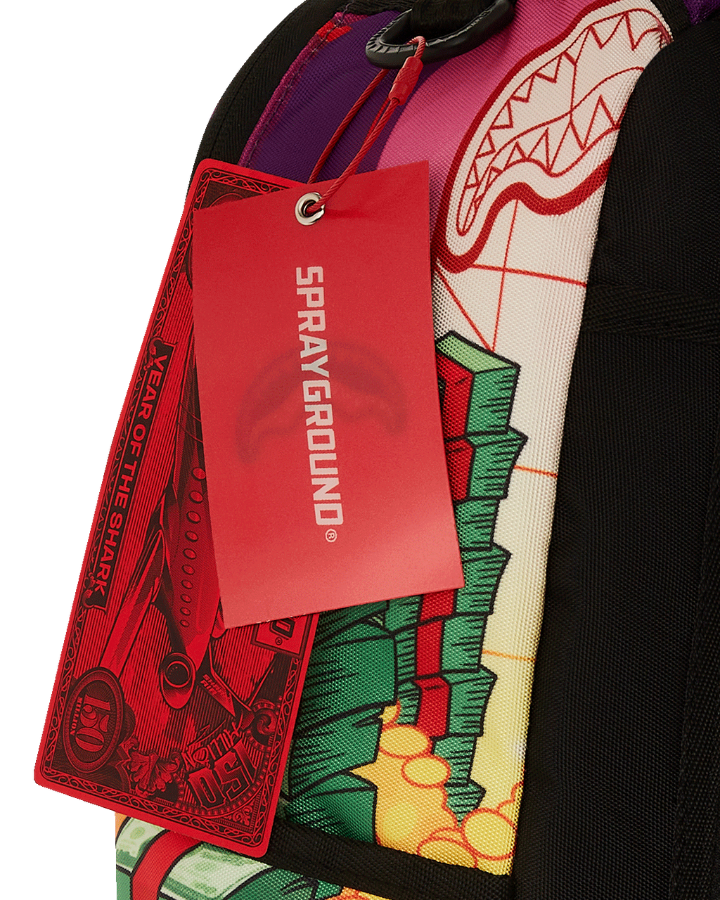 SPRAYGROUND PINK PANTHER FORTRESS OF MONEY-TUDE BACKPACK