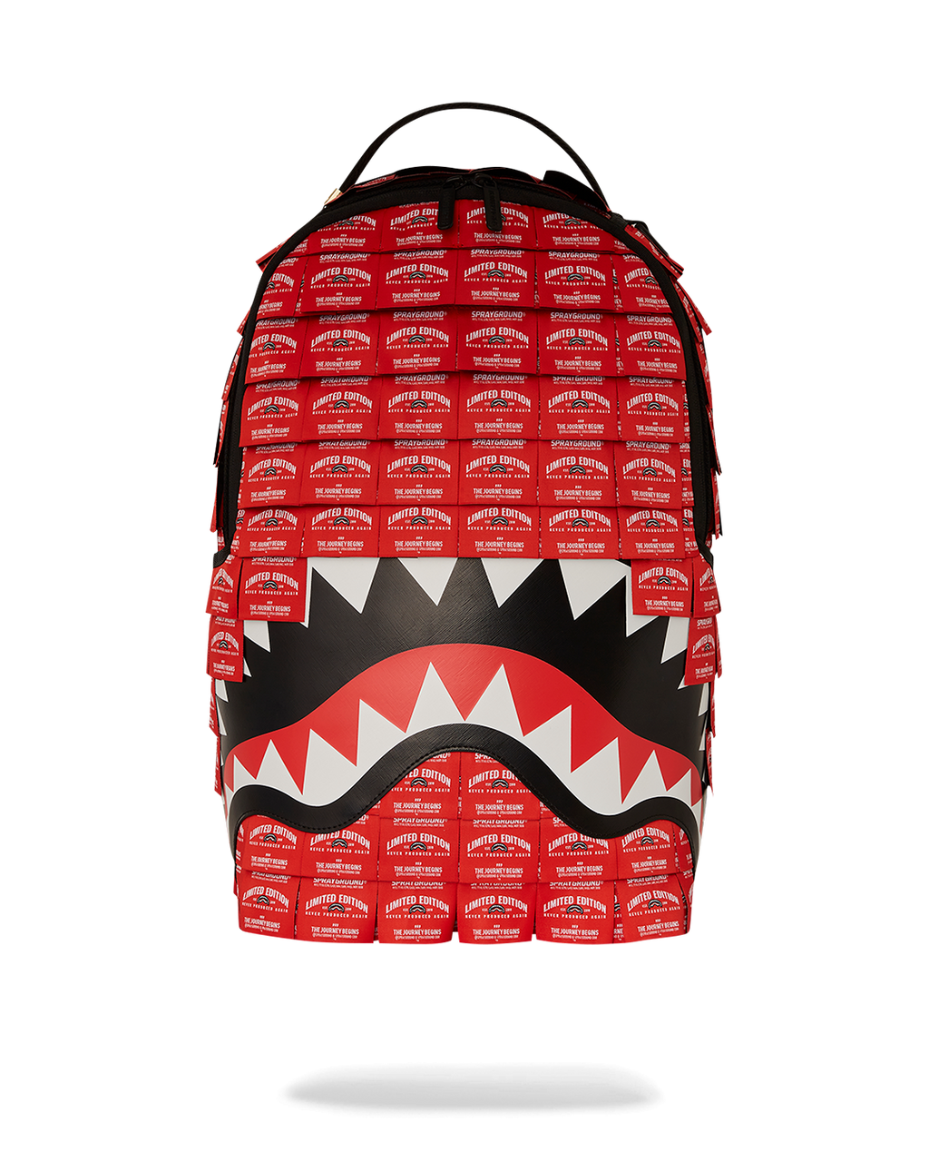 SPRAYGROUND MADE OF WOVEN LABELS SHARK BACKPACK