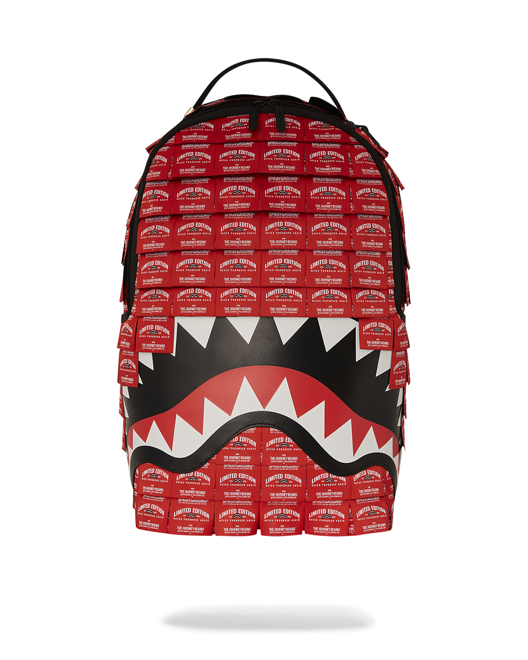 SPRAYGROUND MADE OF WOVEN LABELS SHARK BACKPACK