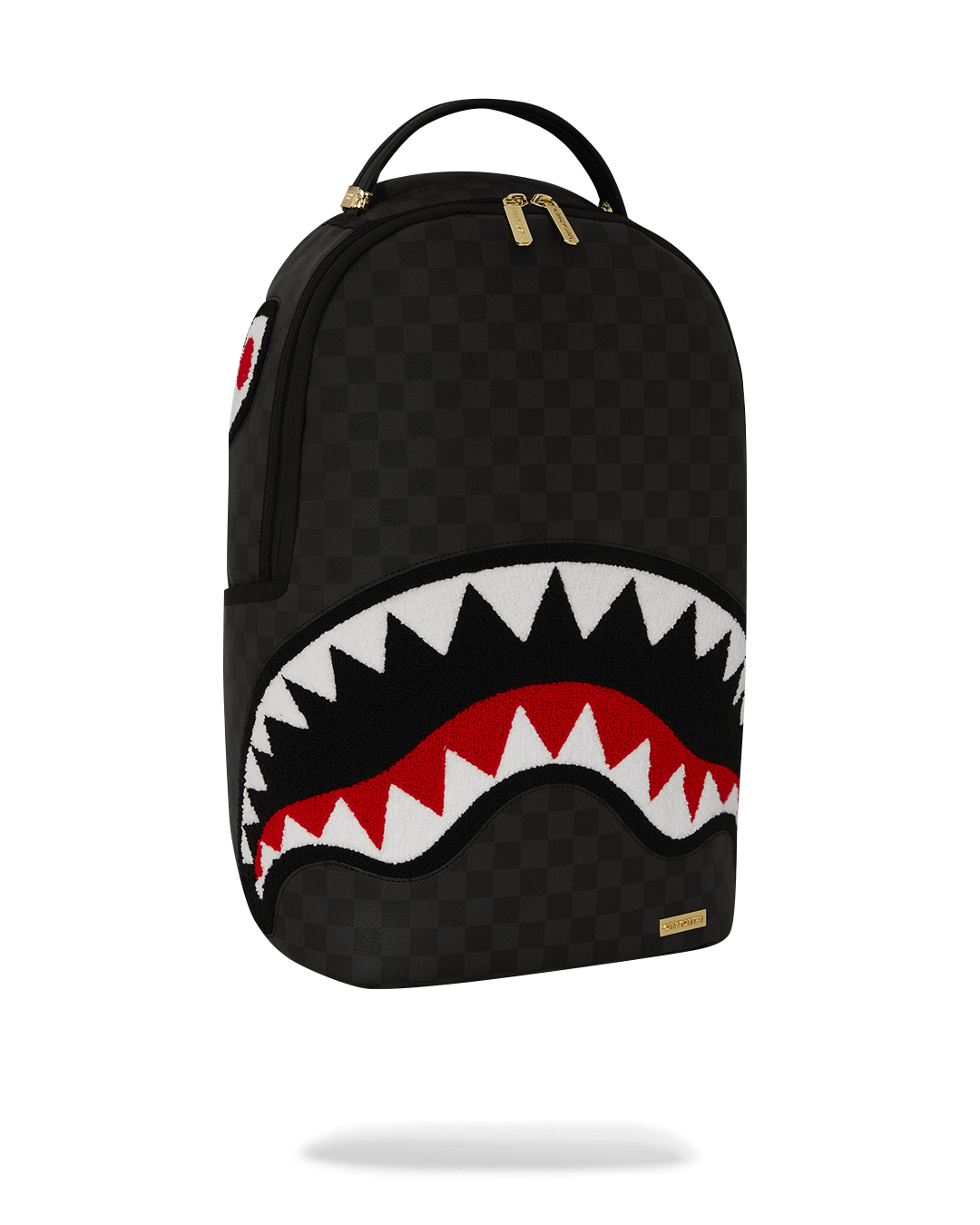 SPRAYGROUND LIGHTS OUT SHARKS IN PARIS CHENILLE SHARK BACKPACK