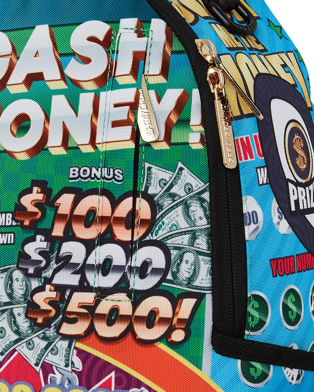 SPRAYGROUND BIG MONEY BIG MONEY BACKPACK (COMES WITH SCRATCH OFF PLAYING CARD)