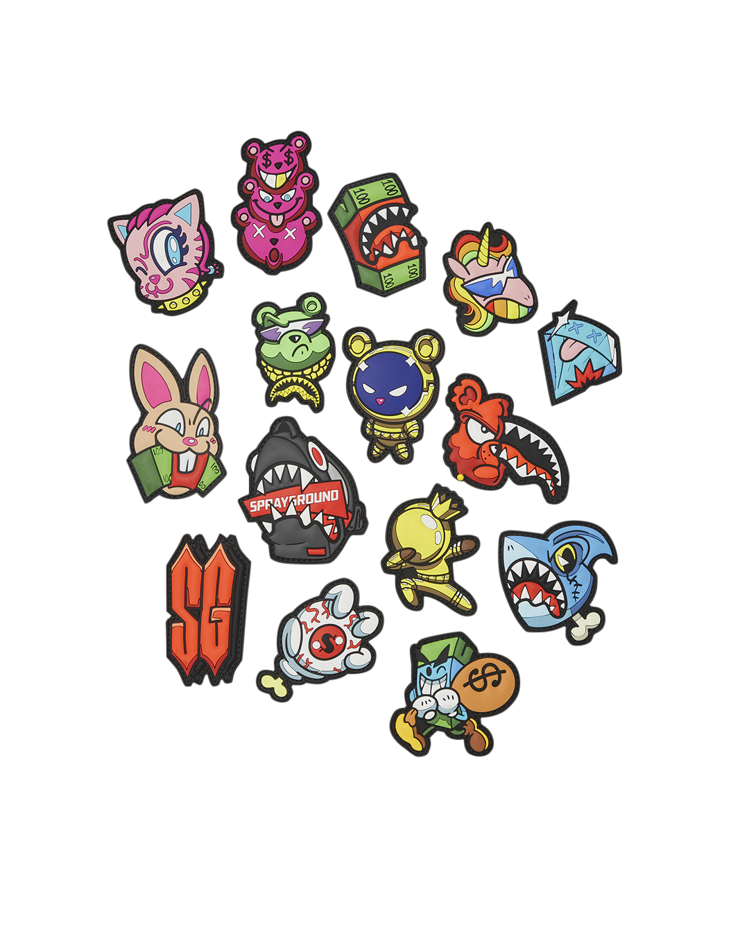 SPRAYGROUND STUCK ON YA - VELCRO PATCH BACKPACK
