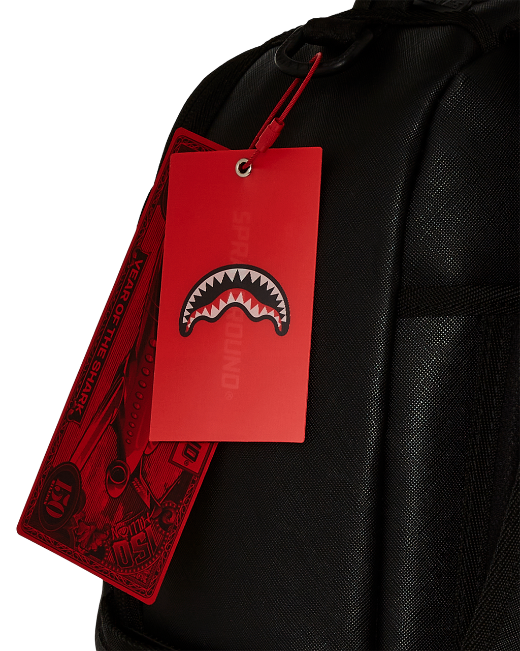 SPRAYGROUND SPLIT SAINT VELCRO REMOVABLE 6 EYES SHARK BACKPACK