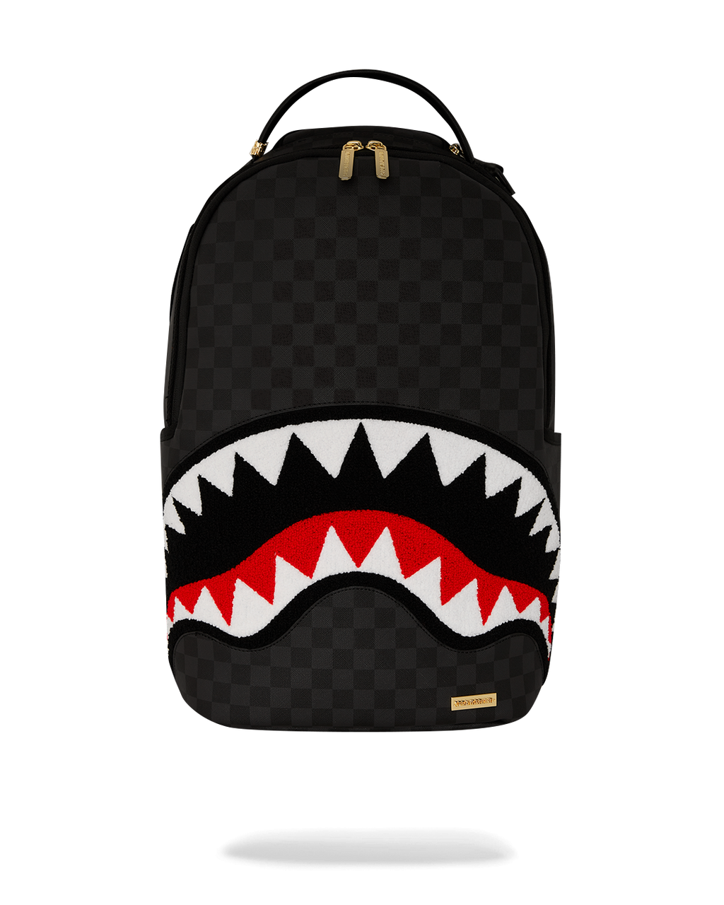 SPRAYGROUND LIGHTS OUT SHARKS IN PARIS CHENILLE SHARK BACKPACK