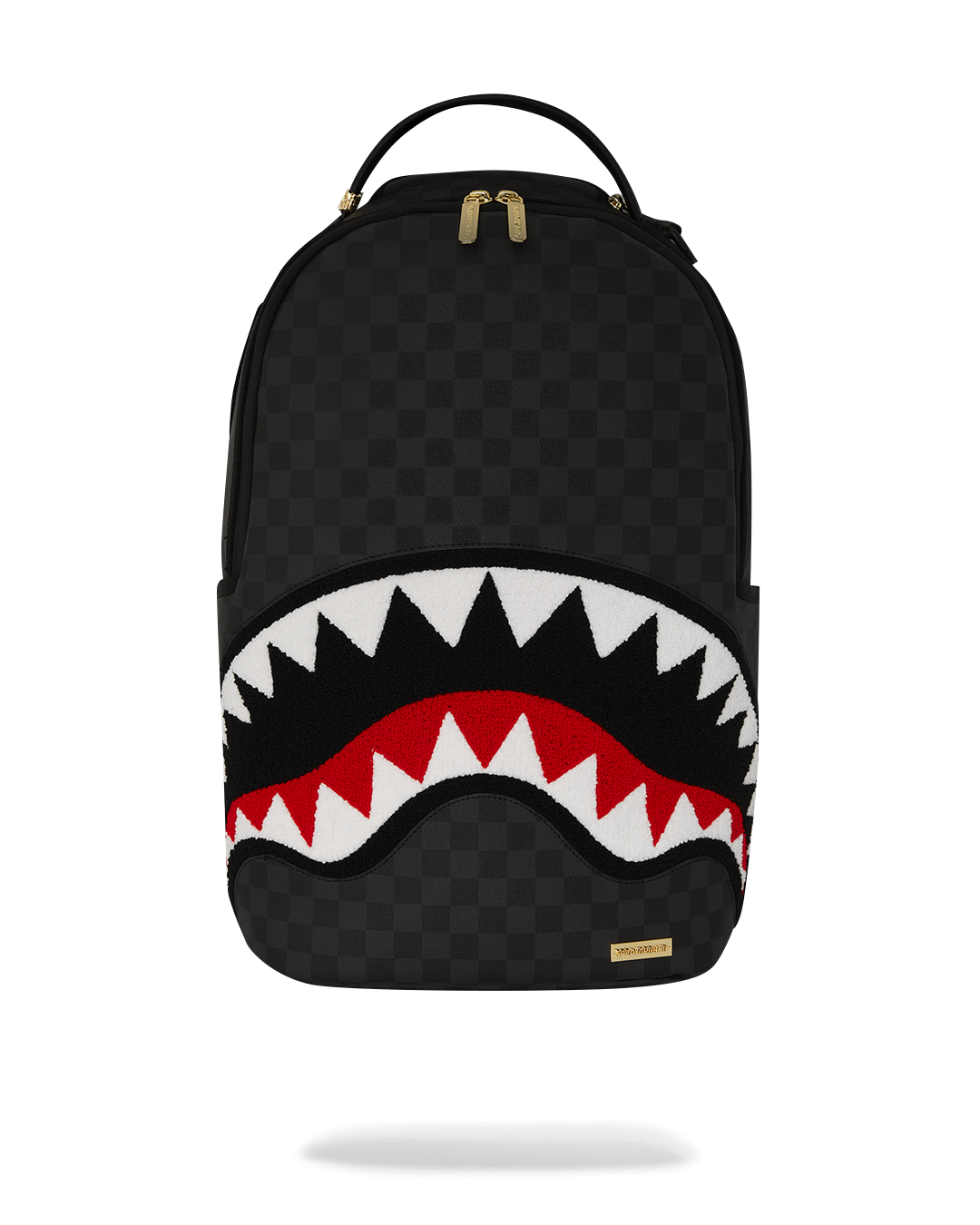 SPRAYGROUND LIGHTS OUT SHARKS IN PARIS CHENILLE SHARK BACKPACK