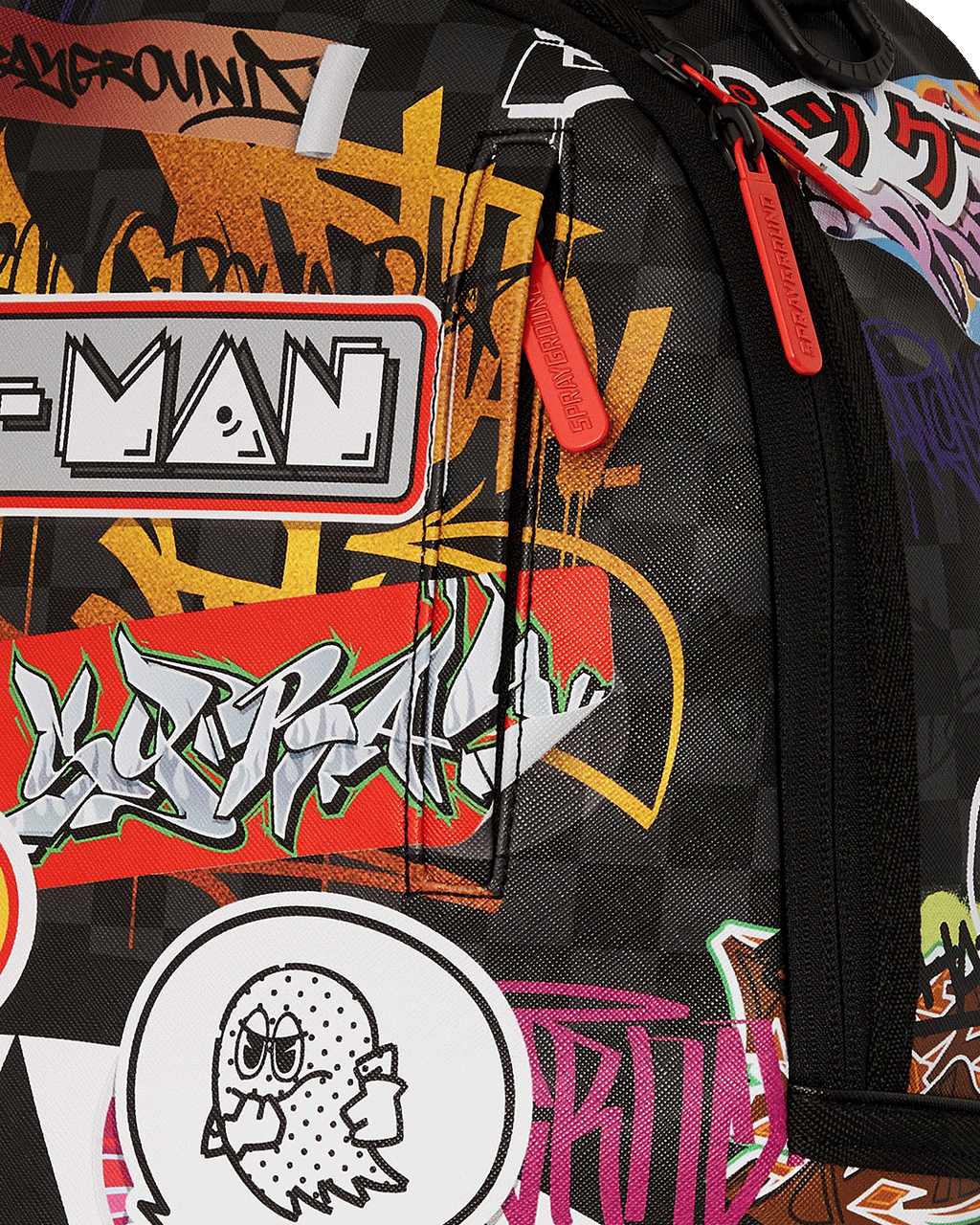 SPRAYGROUND PACMAN LEVELED-UP ART BACKPACK