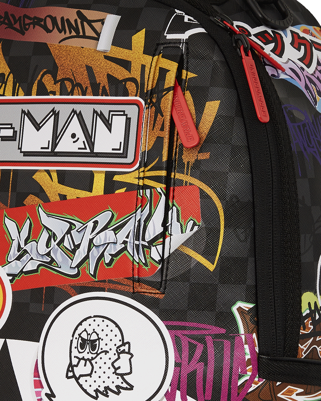 SPRAYGROUND PACMAN LEVELED-UP ART BACKPACK