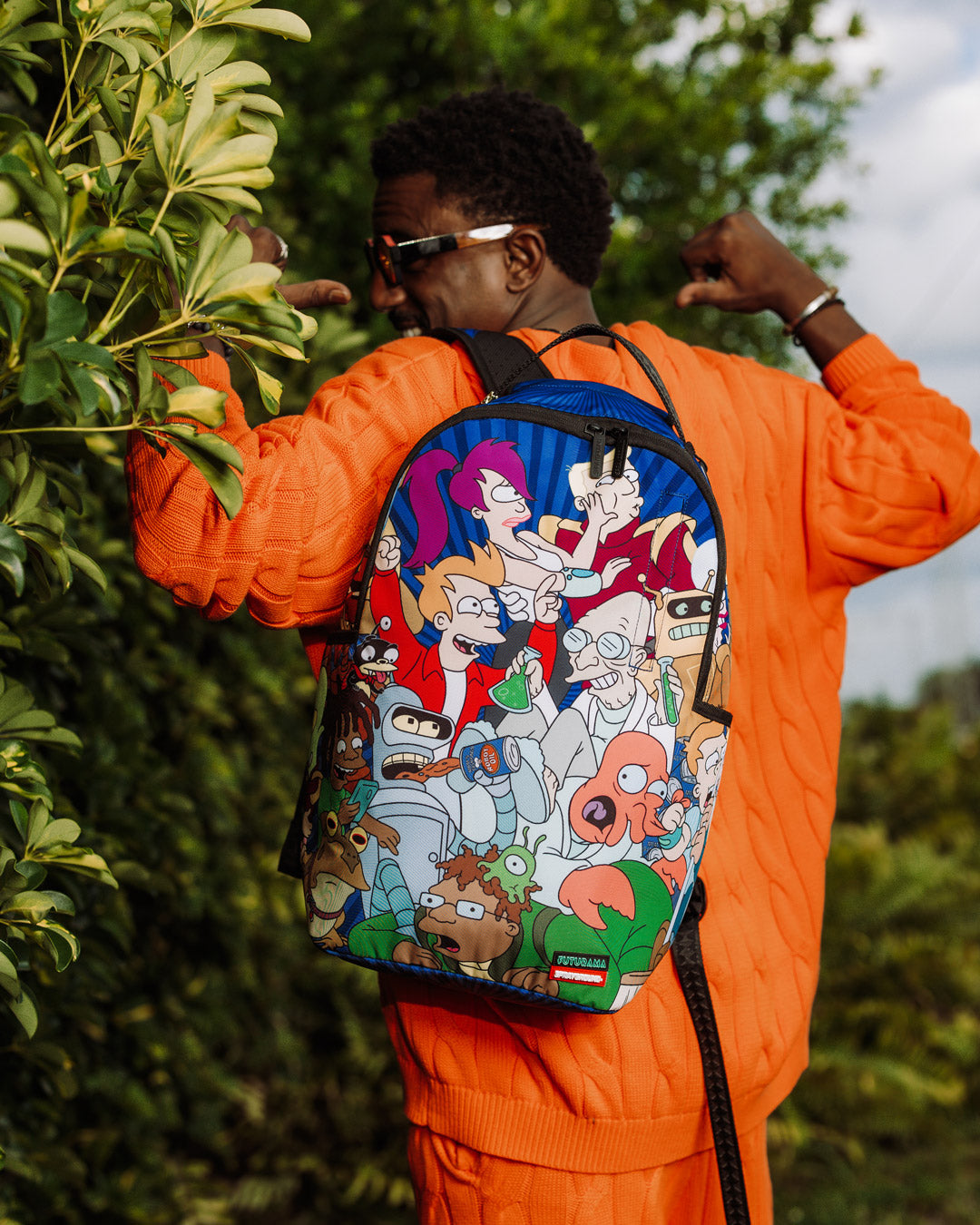 SPRAYGROUND FUTURAMA PLANET CREW PACK DLXR BACKPACK