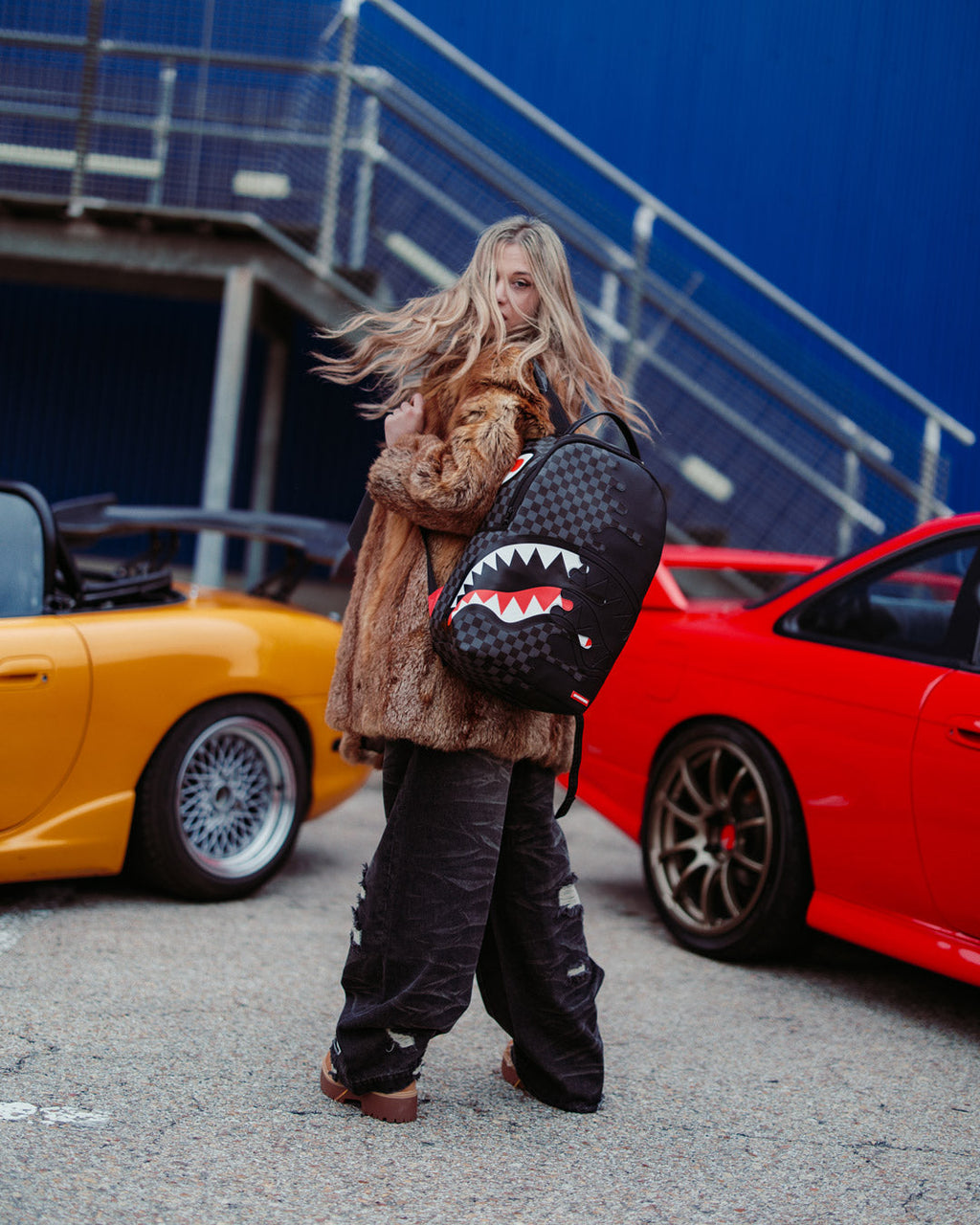 SPRAYGROUND SPEED SHARK SIDE SWIPE BACKPACK