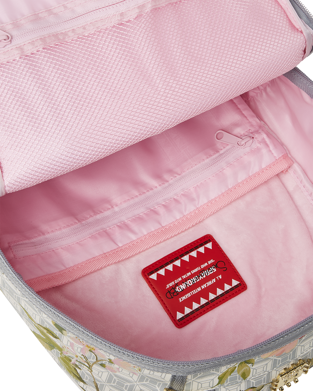 SPRAYGROUND A.I. AFRICAN INTELLIGENCE ELEGANT ENERGY BACKPACK - SANDFLOWER COLLAB