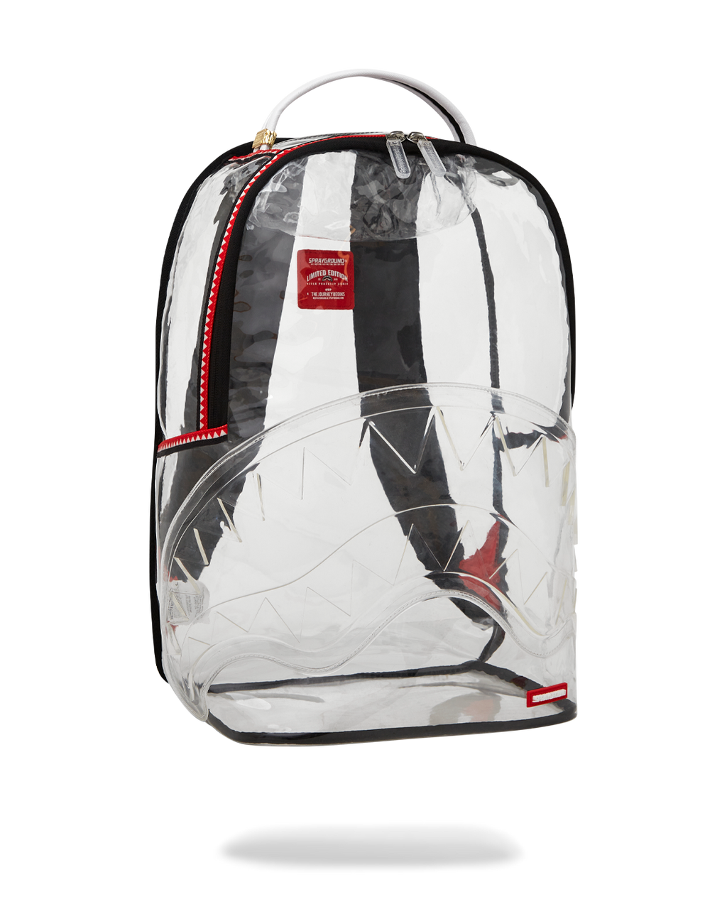 SPRAYGROUND 100% CLEAR BACKPACK SHARK