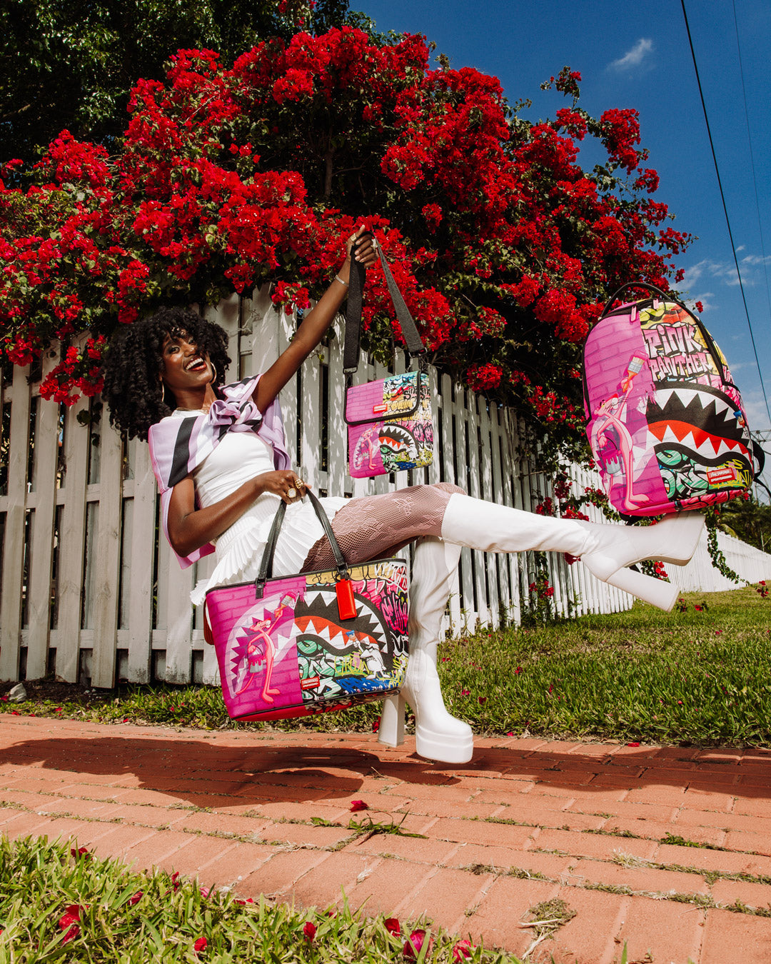 SPRAYGROUND PINK PANTHER PRESTIGE BACKPACK