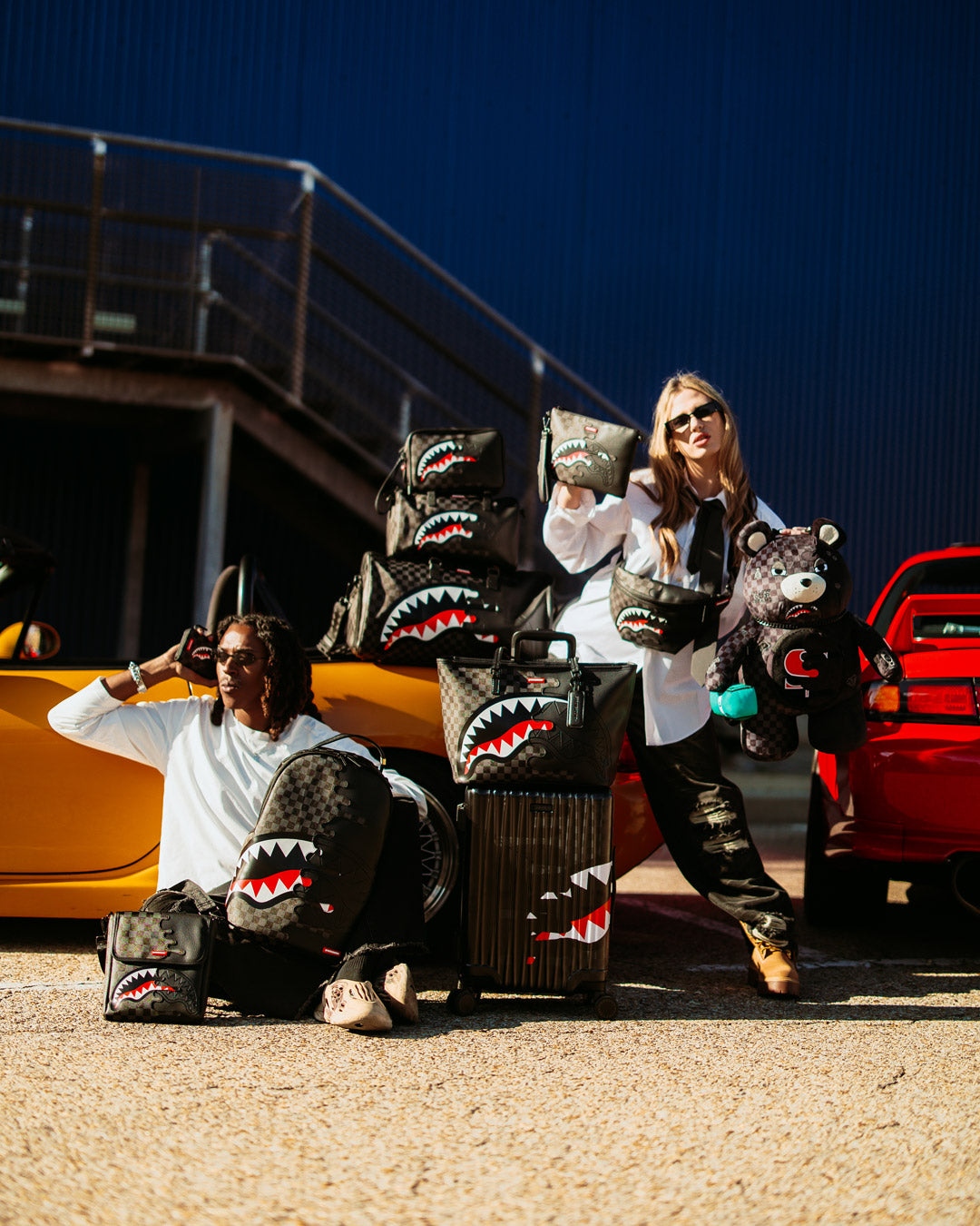 SPRAYGROUND SPEED SHARK SIDE SWIPE BACKPACK