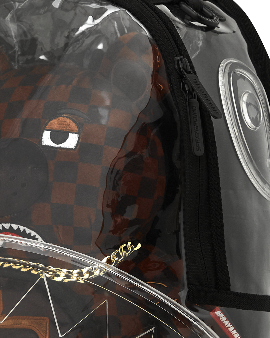 SPRAYGROUND CLEAR BACKPACK - SHARKS IN PARIS BEAR