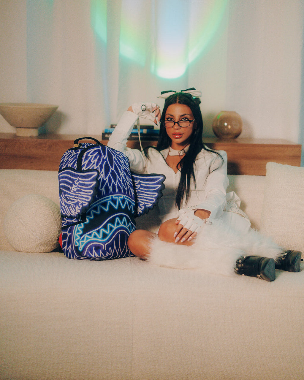 SPRAYGROUND WINGS OF THE NEON SLAYER DLX BACKPACK