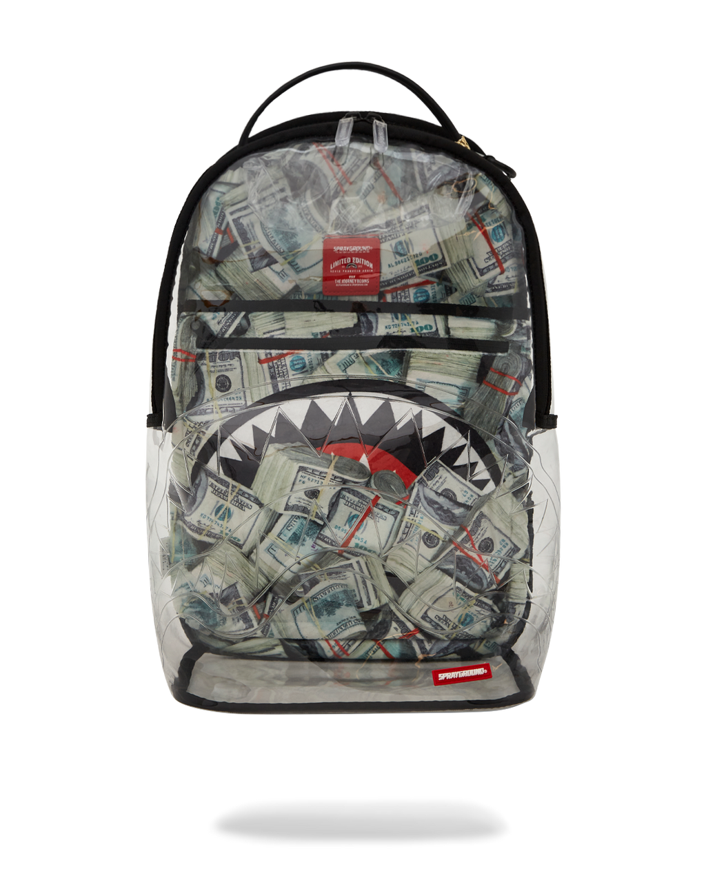 SPRAYGROUND CLEAR BACKPACK - MONEY CHOMP