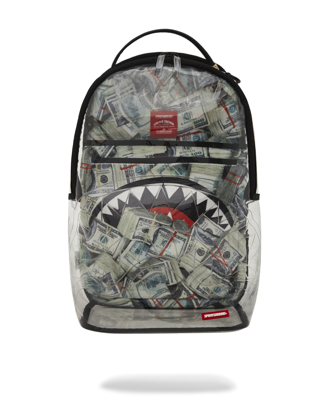 SPRAYGROUND CLEAR BACKPACK - MONEY CHOMP