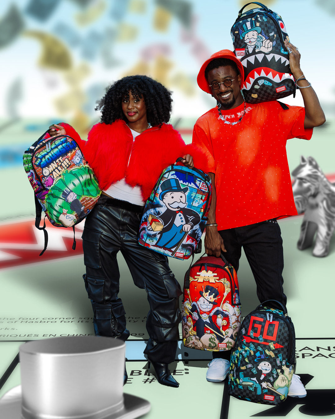 SPRAYGROUND MONOPOLY MONEY MOVES BACKPACK