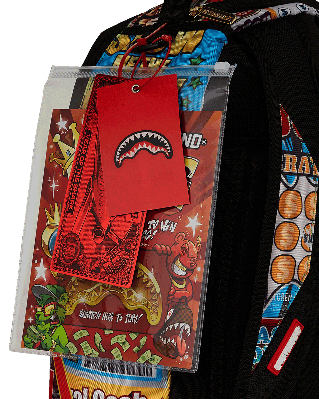 SPRAYGROUND BIG MONEY BIG MONEY BACKPACK (COMES WITH SCRATCH OFF PLAYING CARD)
