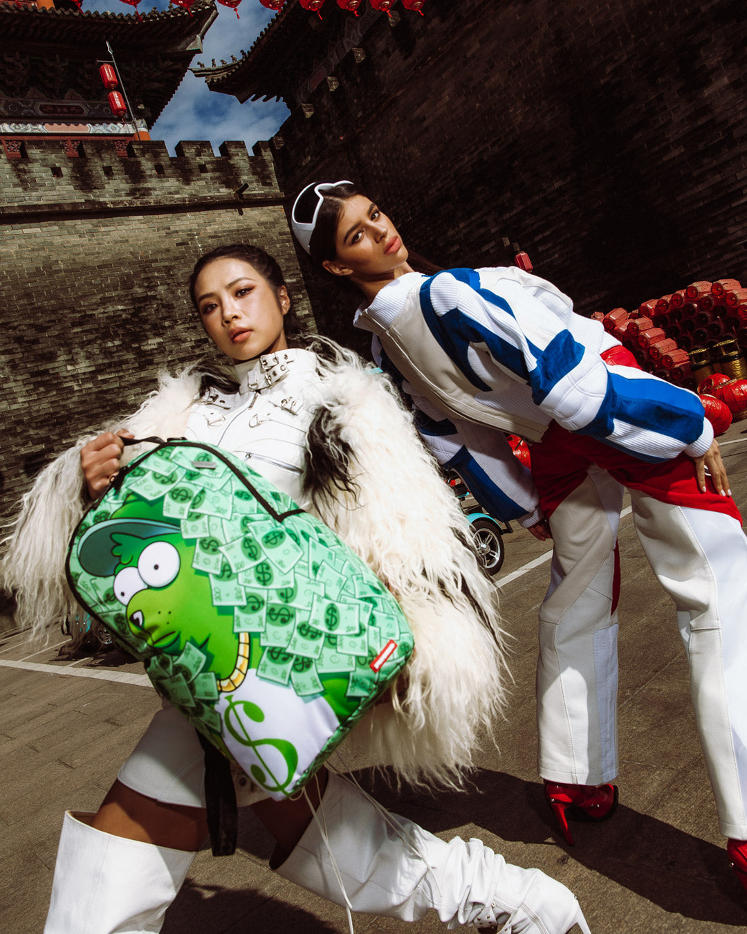 SPRAYGROUND MONEY BEAR MONEY BUSH BACKPACK