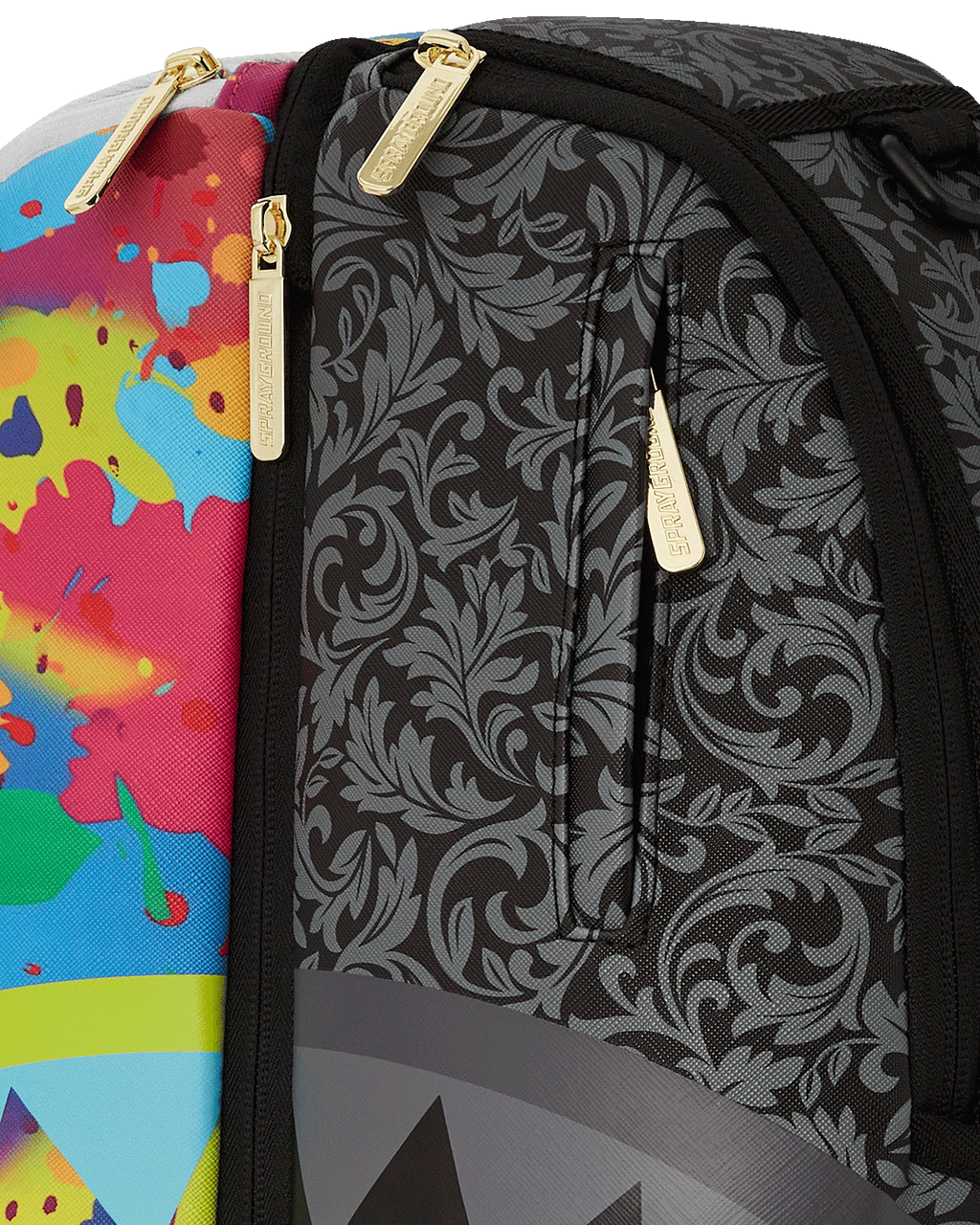 SPRAYGROUND TWINS CHAOS SPLIT 2 BAGS BACKPACK