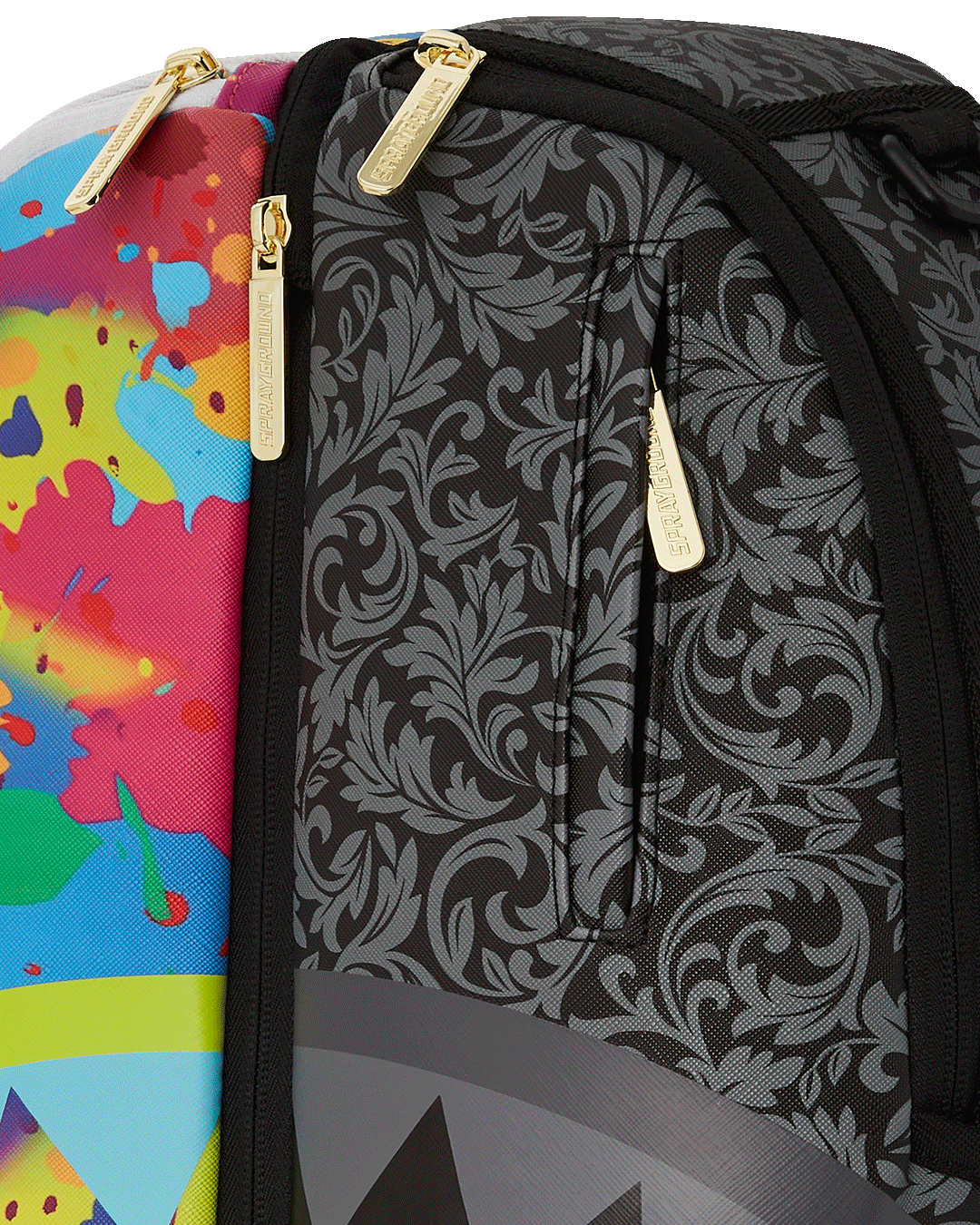 SPRAYGROUND TWINS CHAOS SPLIT 2 BAGS BACKPACK