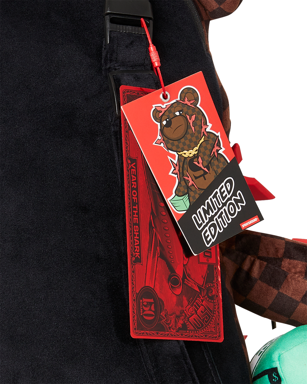 SPRAYGROUND OUCH, WHATEVER MONEYBEAR BACKPACK
