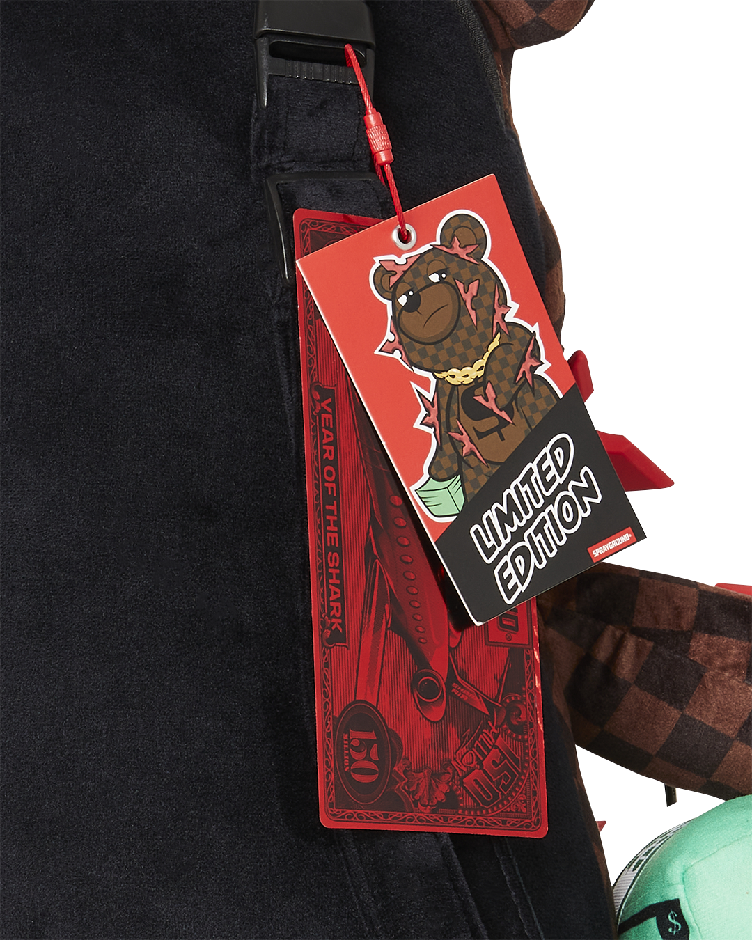 SPRAYGROUND OUCH, WHATEVER MONEYBEAR BACKPACK