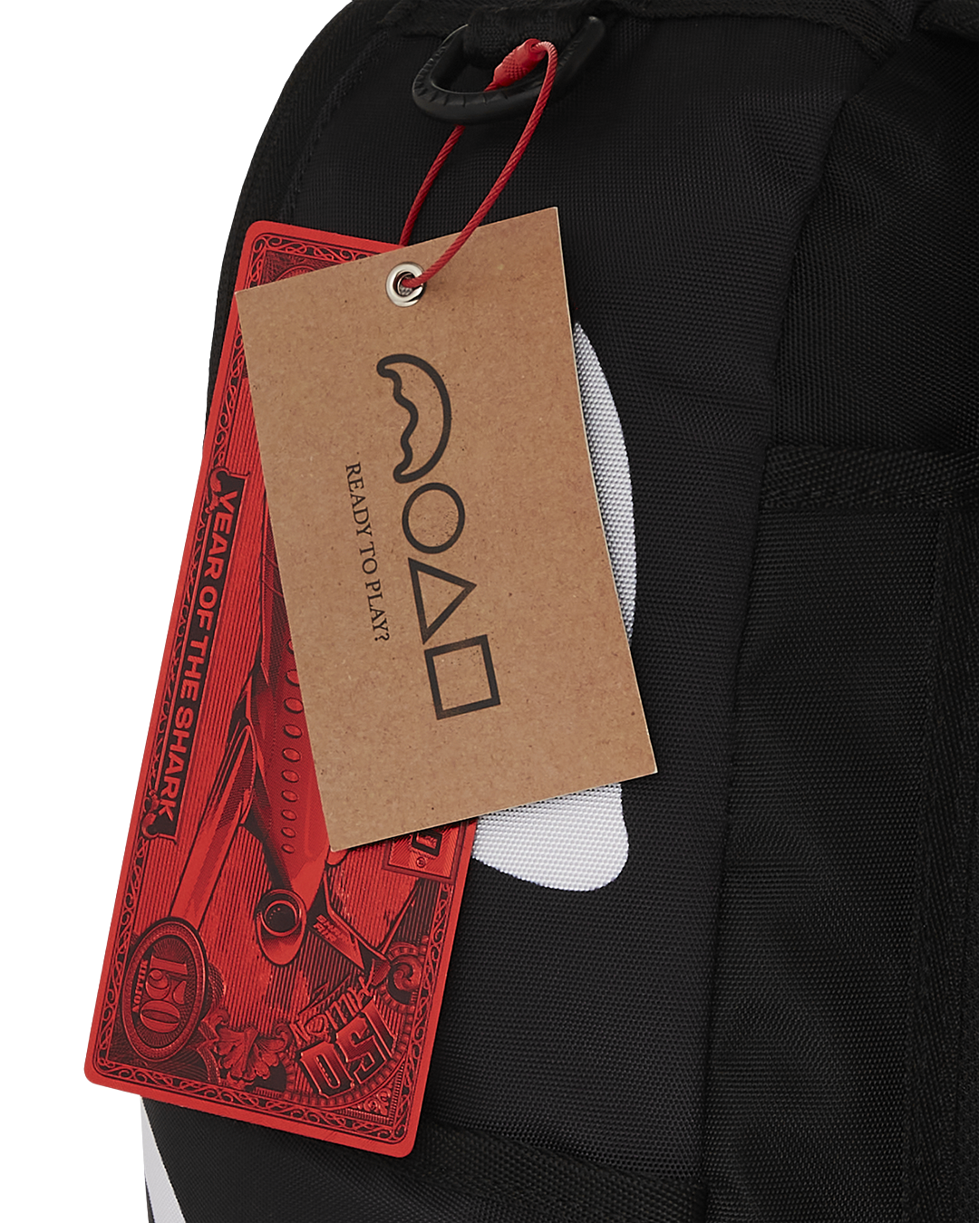 SPRAYGROUND SQUID GAME COLLAB LOGO LOCKUP BACKPACK