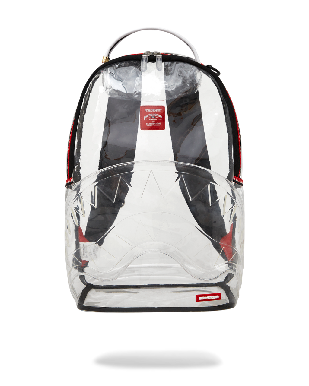 SPRAYGROUND 100% CLEAR BACKPACK SHARK
