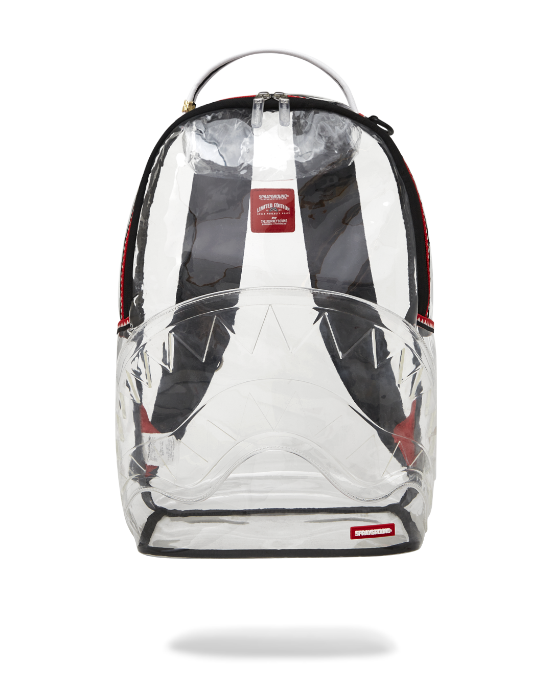 SPRAYGROUND 100% CLEAR BACKPACK SHARK