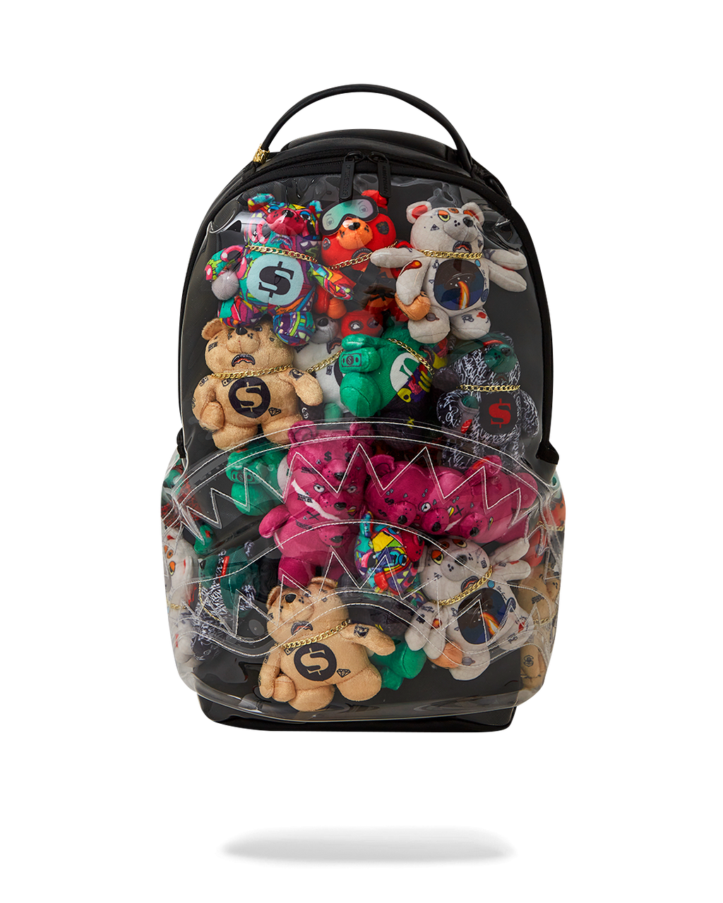 SPRAYGROUND LEGIT BEARS STUFFED IN THIS BAG BACKPACK