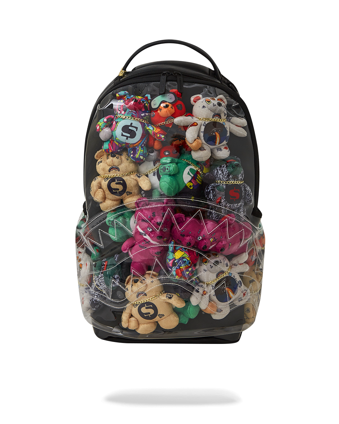 SPRAYGROUND LEGIT BEARS STUFFED IN THIS BAG BACKPACK