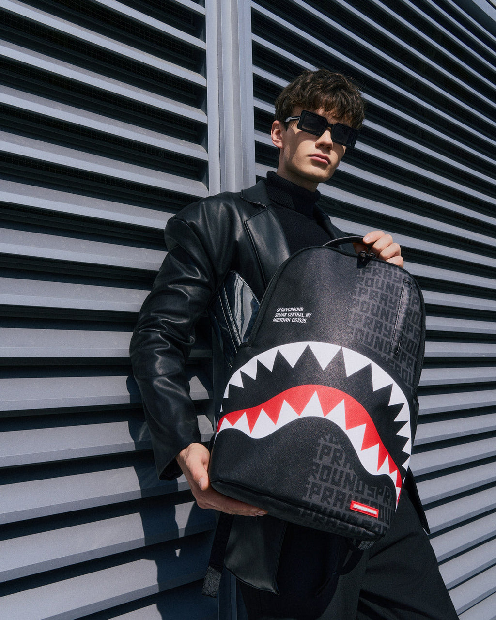 SPRAYGROUND SHARK CENTRAL DOUBLE TROUBLE DLXSV BACKPACK