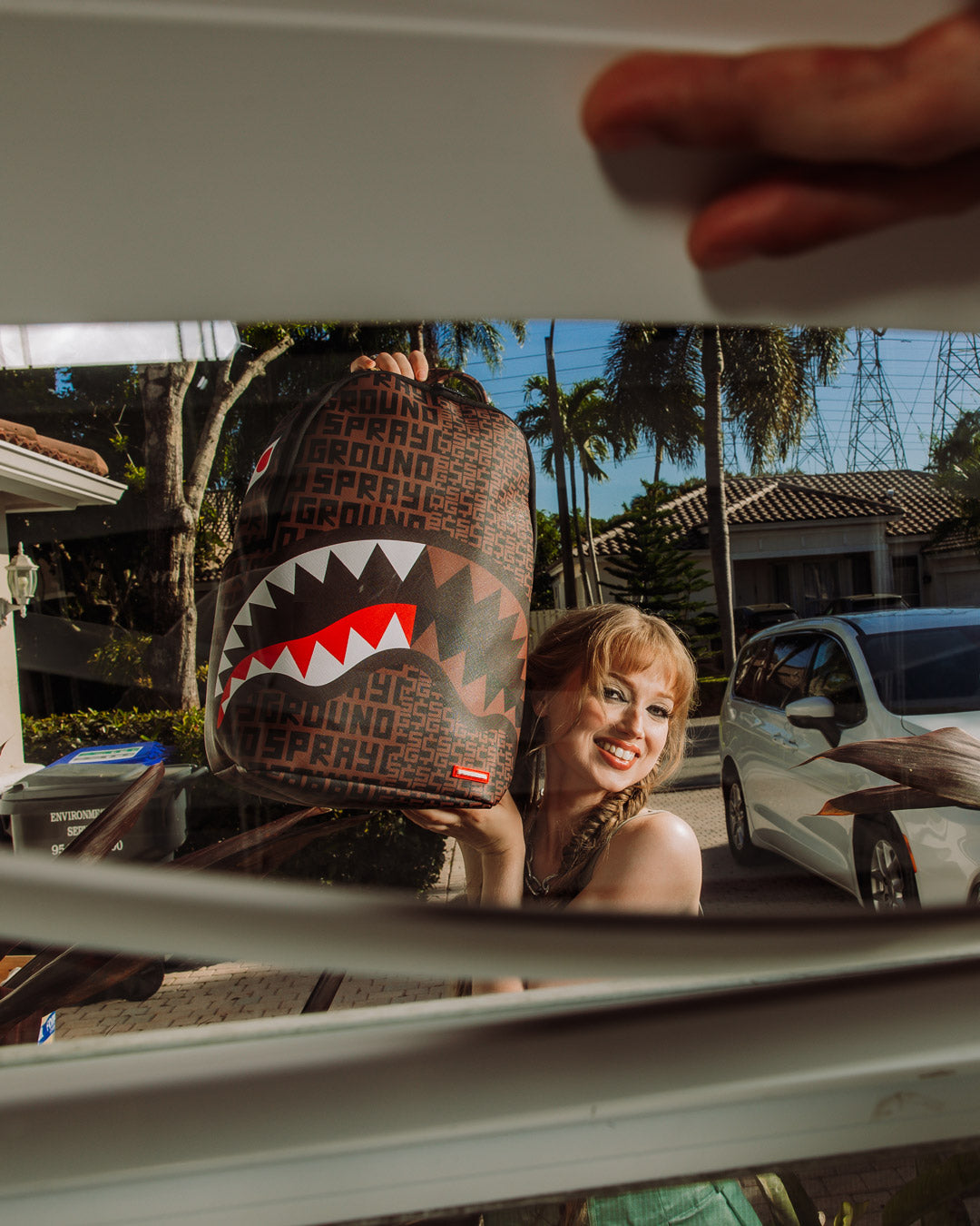 SPRAYGROUND MONEY SHARK SPLIT BACKPACK