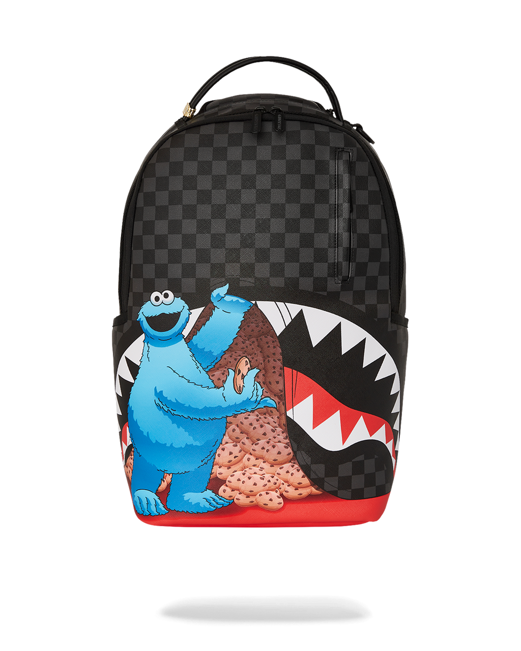 SPRAYGROUND SESAME STREET COOKIE MONSTER SNACK ATTACK DLXSV BACKPACK
